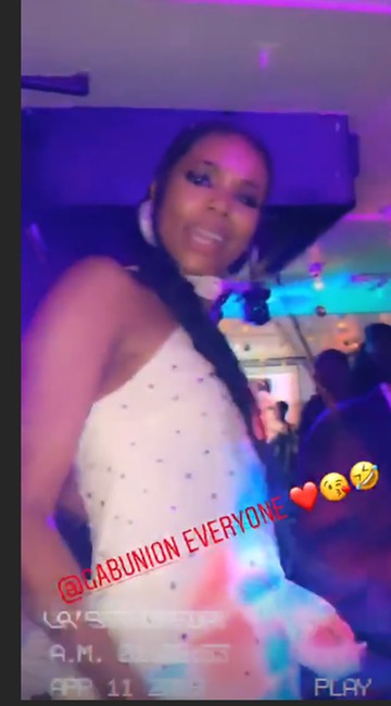 Gabrielle Union, Dwyane Wade Retirement Party